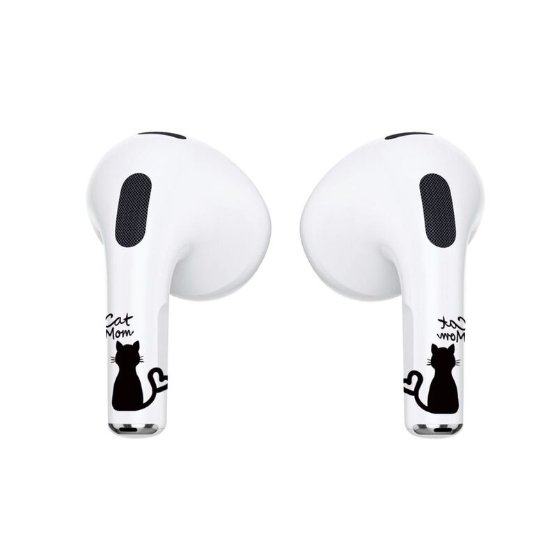 Hyphen Artpods Skin With Applicator - Airpods (3rd Gen) - Cat Mom