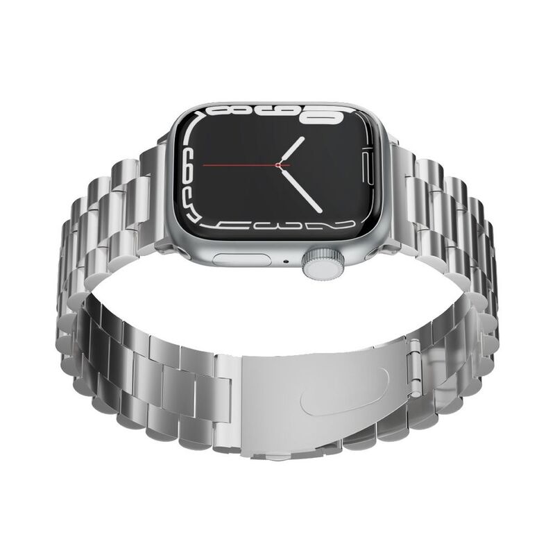 Levelo Daytona Watch Strap Titanium - Apple Watch Ultra/Series 8 49/45/44/42mm/Smart Watches22mm Connector Port