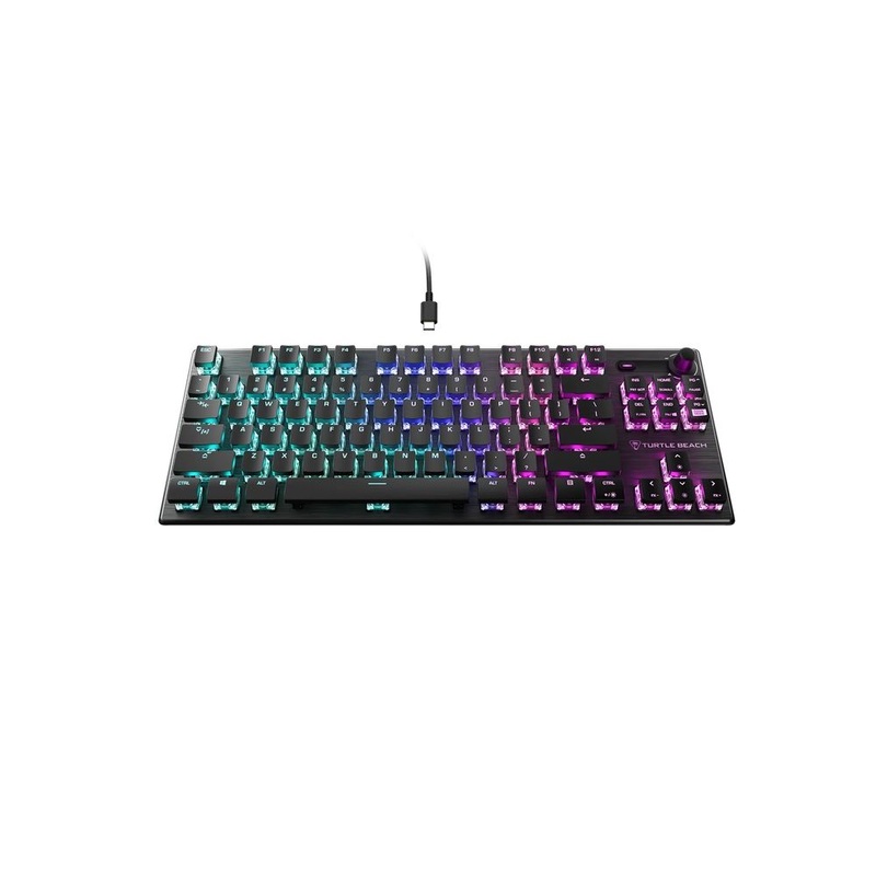 Turtle Beach Vulcan TKL Aimo Linear Switches Wired Mechanical Gaming Keyboard - Black (English KB)