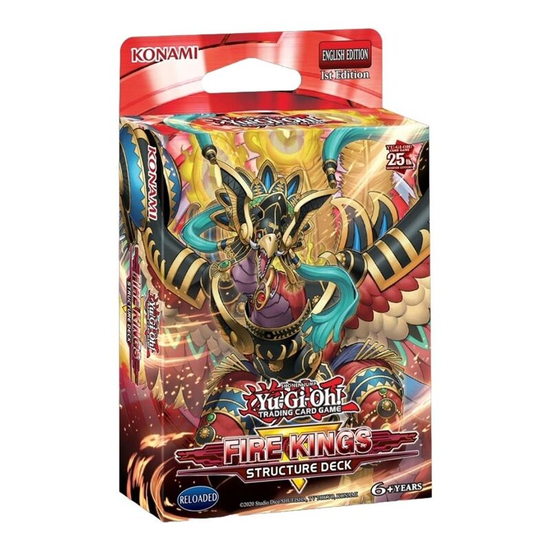 Yu-Gi-Oh Tcg Structure Deck Revamped Fire Kings Unlimited Reprint Trading Cards