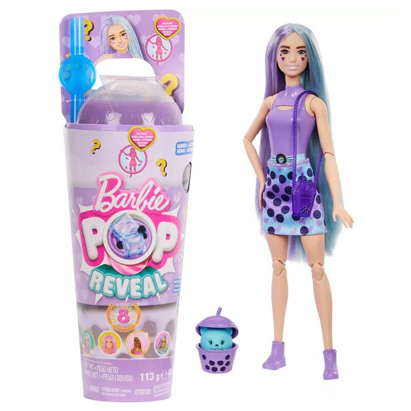 Barbie Taro Milk Bubble Tea Series Pop Reveal Doll