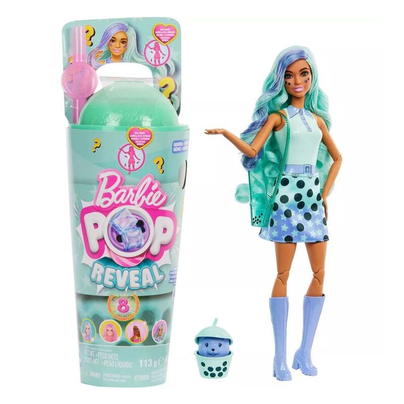 Barbie Green Tea Bubble Tea Series Pop Reveal Doll