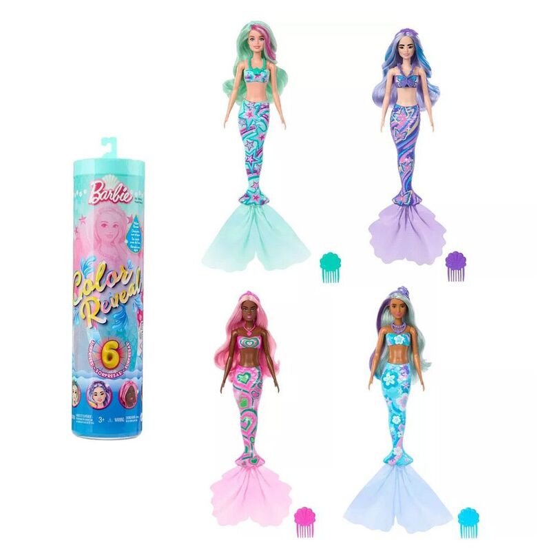 Barbie Deep Sea Mermaids Series Colour Reveal Doll