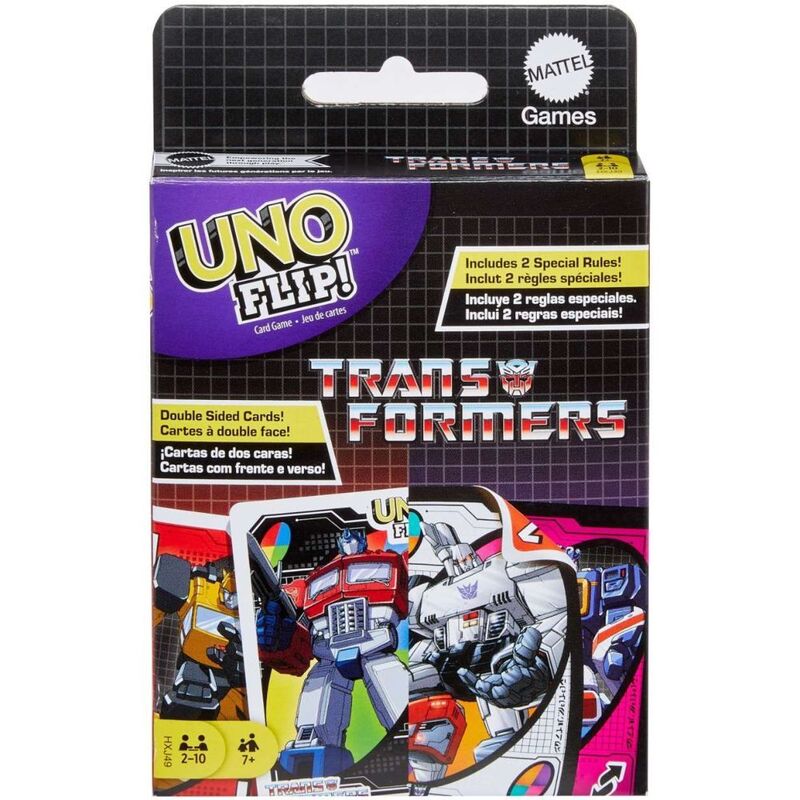 Uno Flip Transformers Game