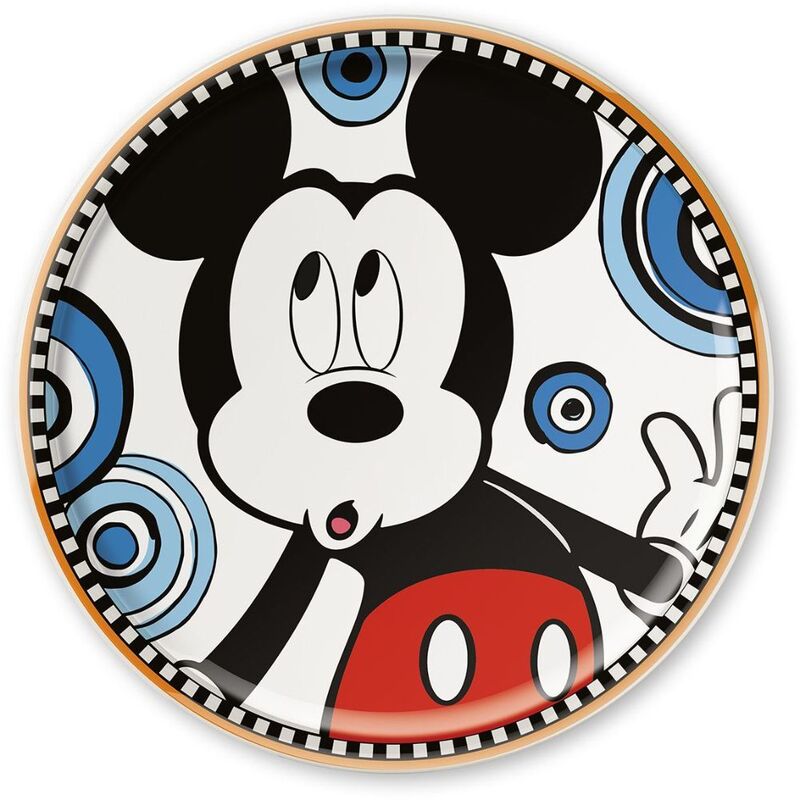 Egan Disney - Mickey Forever & Ever Round Plate