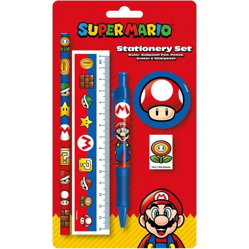 Pyramid Super Mario Budget Stationery Set