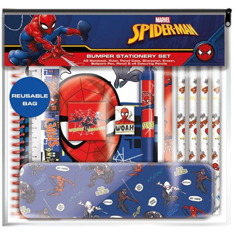 Pyramid Spider-Man Bumper Stationery Set