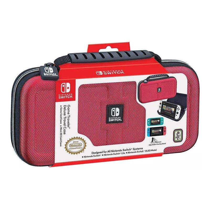 RDS Nintendo Switch Deluxe Travel Case - Red