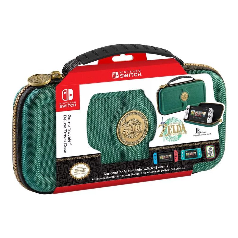 RDS Nintendo Switch Travel Case - Green Zelda TOTK RDS Nintendo Switch Travel Case - Green Zelda TOTK