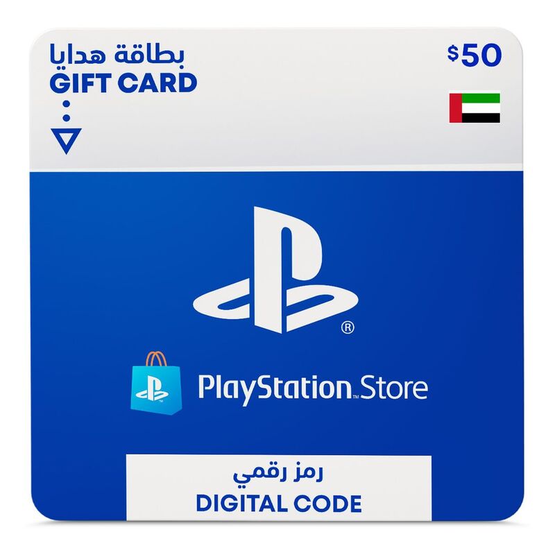 Sony PSN PlayStation Network Wallet Top-up - 50 USD (UAE) (Digital Code)