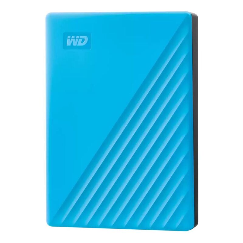 WD My Passport 6TB Portable Hard Drive - Blue