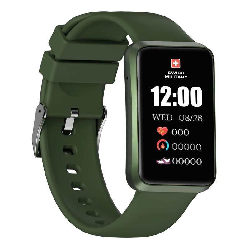 Swiss Military Rhine2 Band With Calling - Green