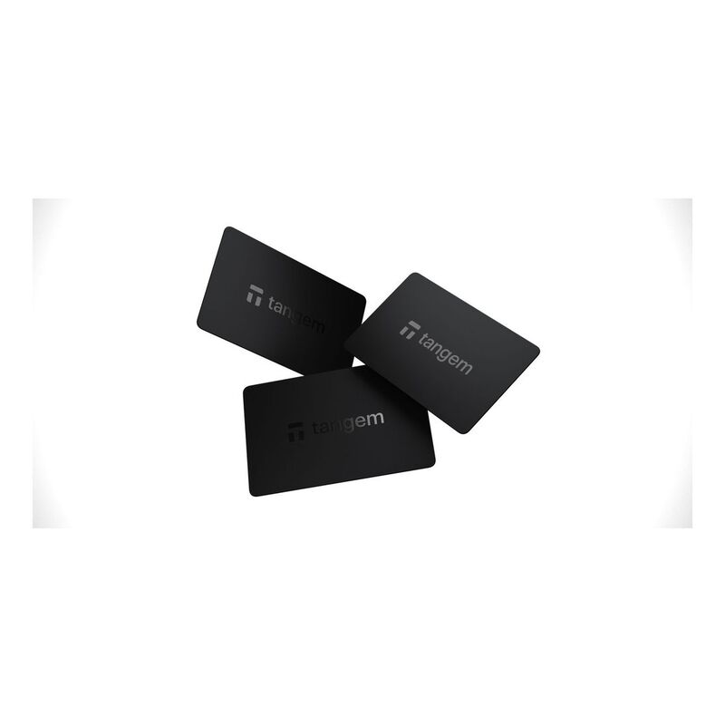 Tangem Crypto Hardware Wallet 2.0 - Black (Pack Of 3)