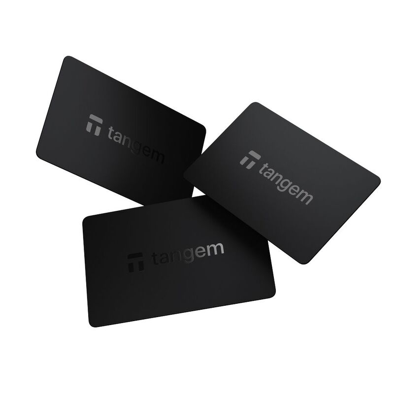 Tangem Crypto Hardware Wallet 2.0 - Black (Pack Of 3)