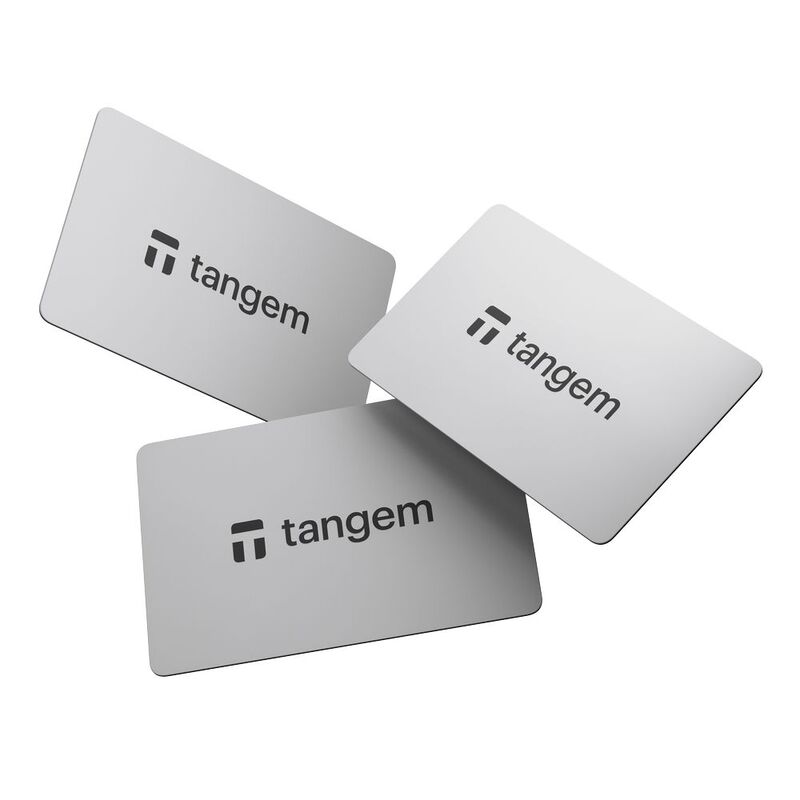 Tangem Crypto Hardware Wallet 2.0 - White (Pack Of 3)