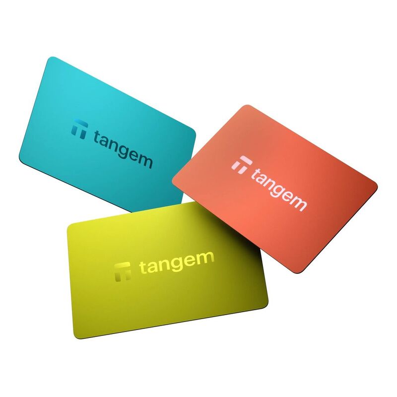 Tangem Crypto Hardware Wallet 2.0 - Vivid (Pack Of 3)