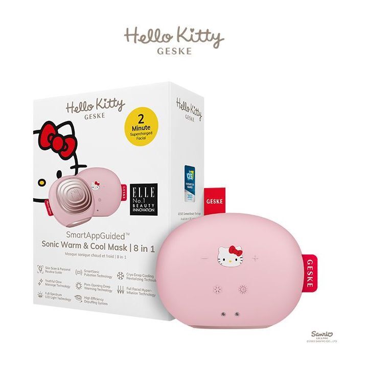 GESKE Sonic Warm & Cool Mask 8 in 1 - Hello Kitty Pink