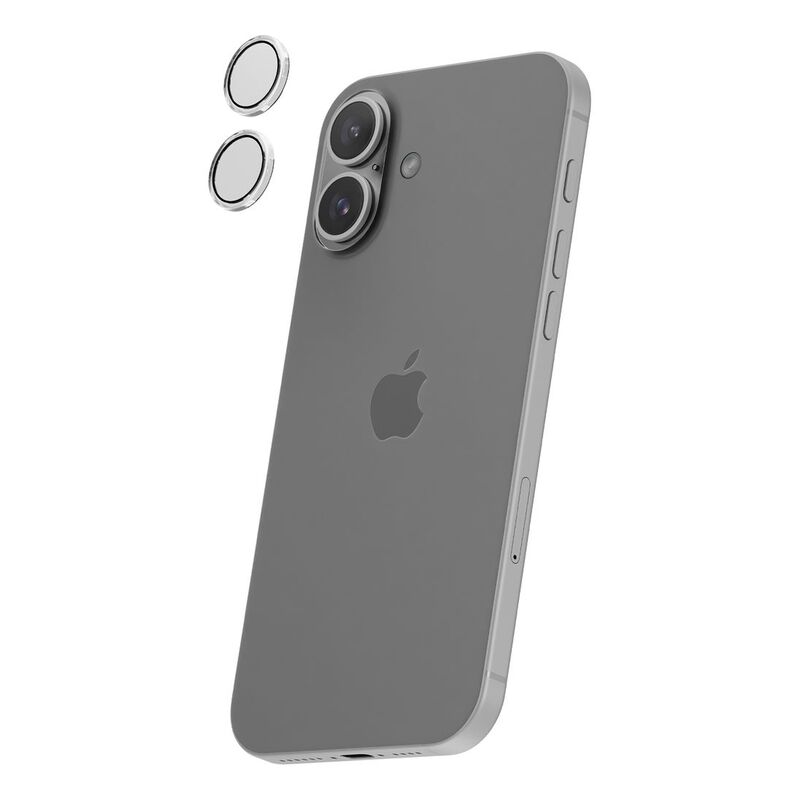 HYPHEN Camera Lens Protector for iPhone 16/Plus with Self Installation Board - Clear