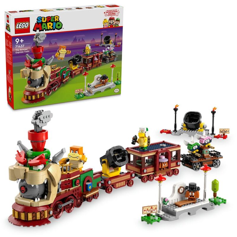 LEGO Super Mario The Bowser Express Train Playset 71437 (1392 pieces)