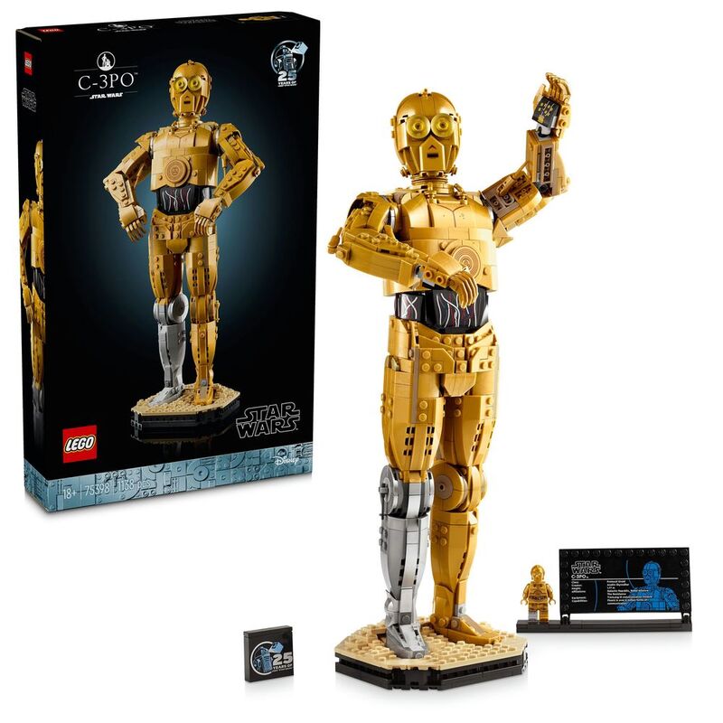 LEGO Star Wars C-3PO Buildable Droid Figure 75398 (1138 pieces)