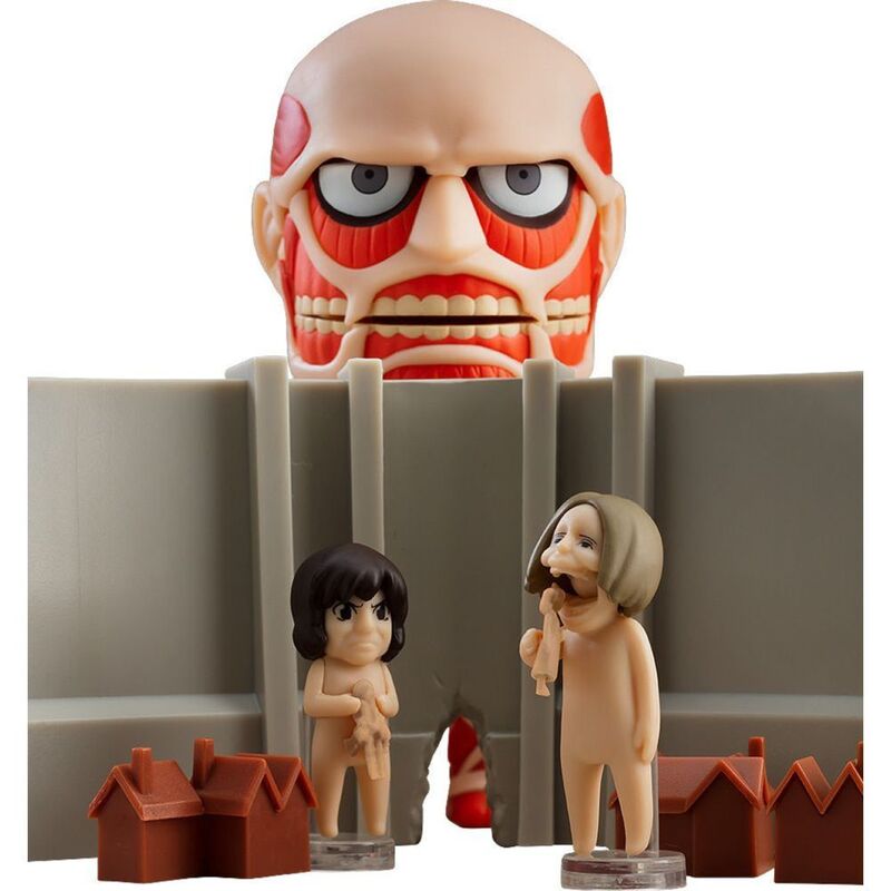 Good Smile Attack On Titan Colossal Titan Renewal Nendoroid Action Figure Set