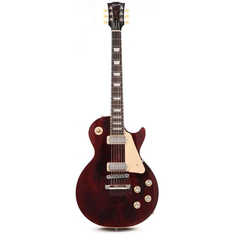 Gibson LPDX00WRCH1 Les Paul Deluxe 70's Electric Guitar - Wine Red