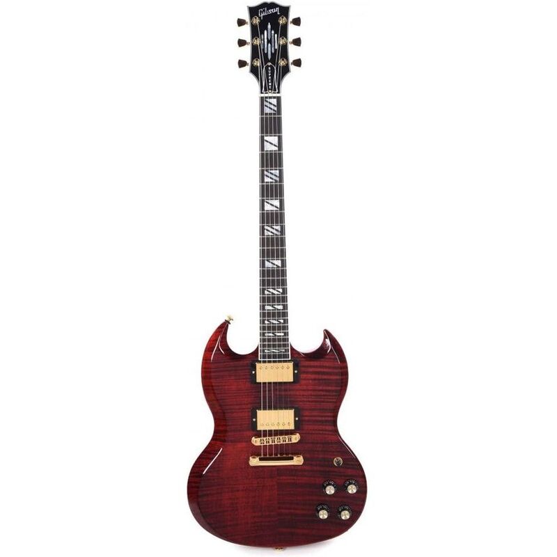 Gibson SGSU00WRGH1  Les Paul SG Supreme Electric Guitar - Wine Red