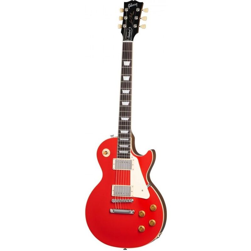 Gibson LPS5P00TCNH1 Les Paul Standard '50s Plain Top Electric Guitar - Cardinal Red