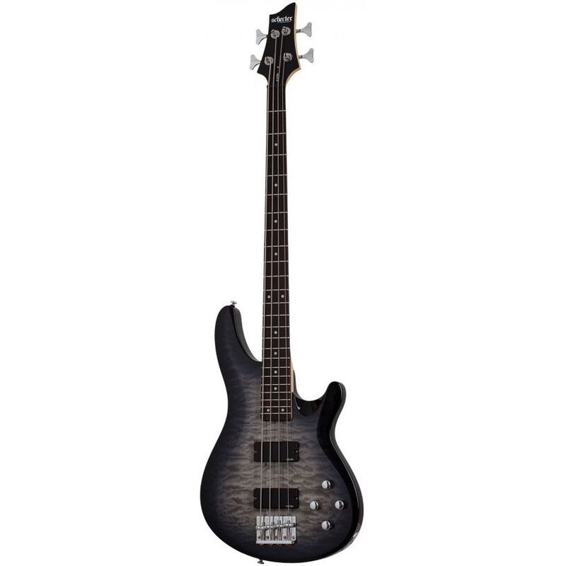 Schecter 590 C-4 Plus Bass Guitar - Charcoal Burst