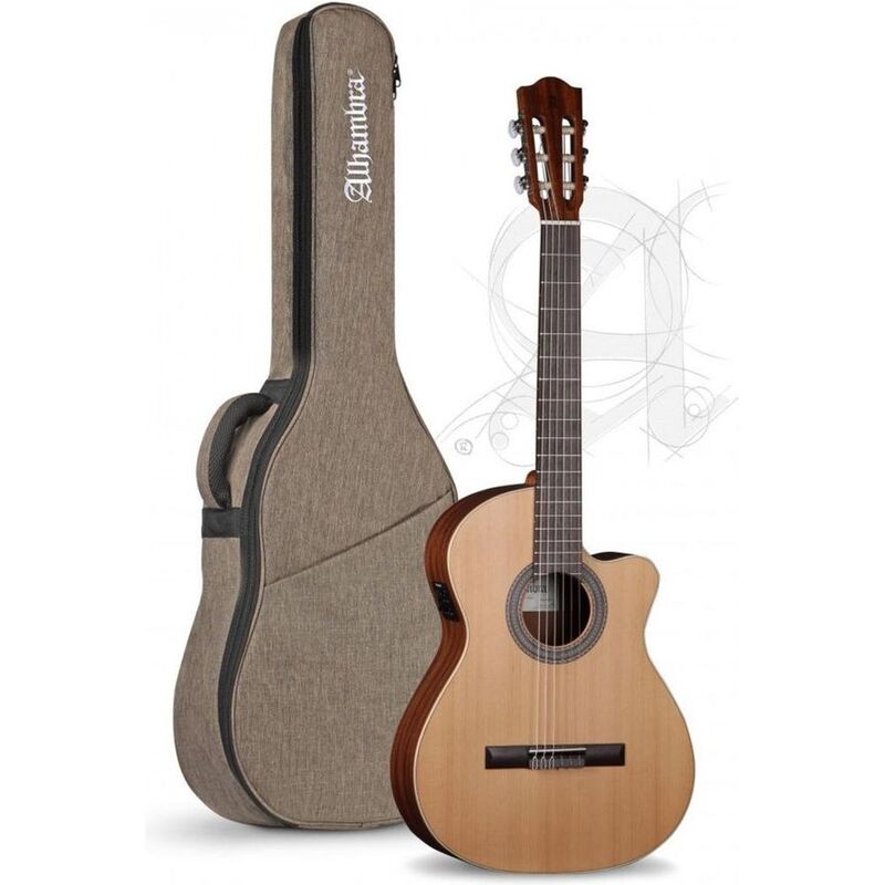 Alhambra 8.000 Classical Guitar Z- Nature CW EZ- Includes Free Softcase