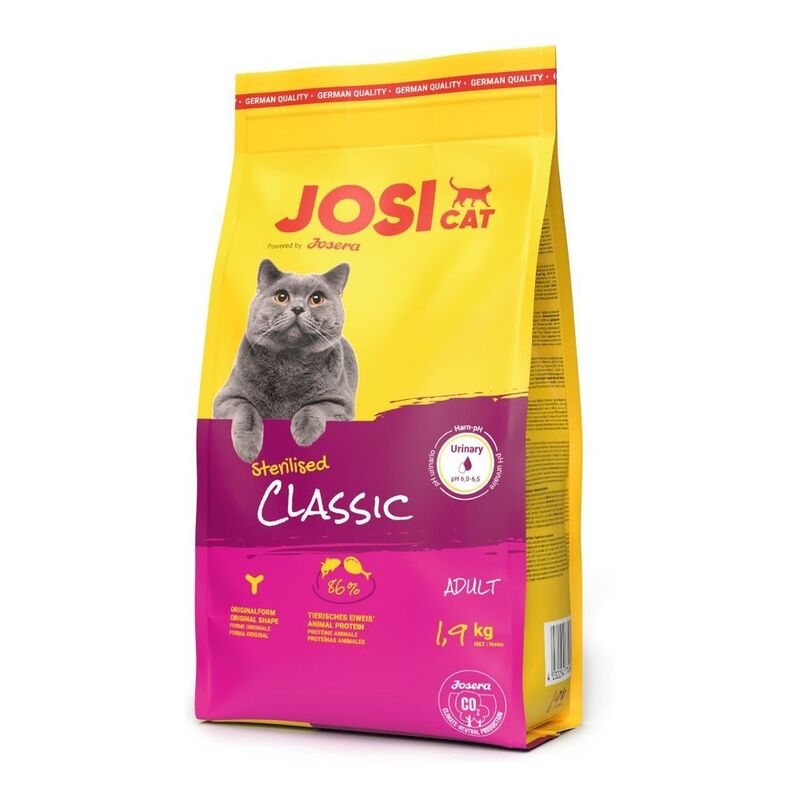 Josera Josi Cat Sterilised Classic Dry Food - 1.9kg Josera Josi Cat Sterilised Classic Dry Food - 1.9kg