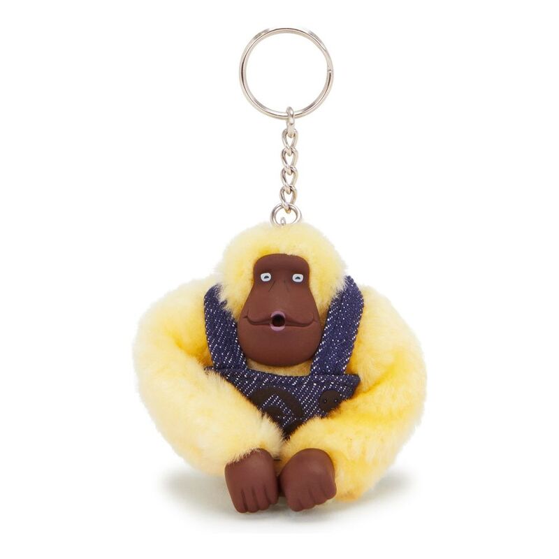 Kipling Monkeyclip M Minion Keychain - Jeans Blue - I5335-Mi8