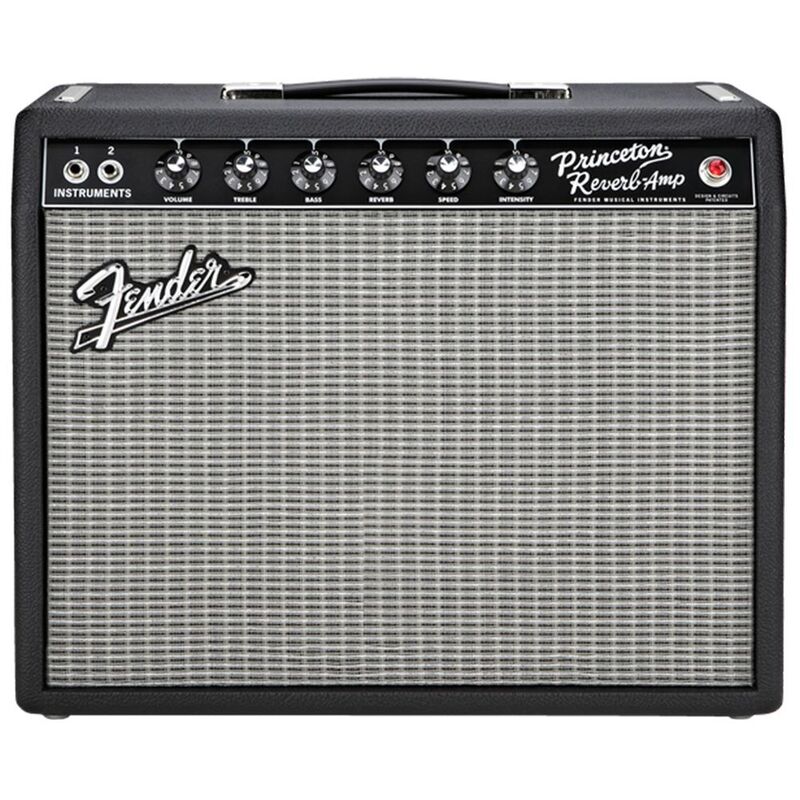 Fender 2172006000 65 Princeton Reverb Black And Silver