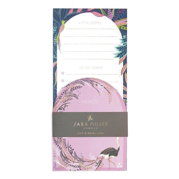 Sara Miller Savannah List & Memo Pad (20 x 9 cm)