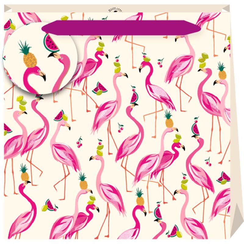 Penny Kennedy Celebrating Flamingos Med Bag