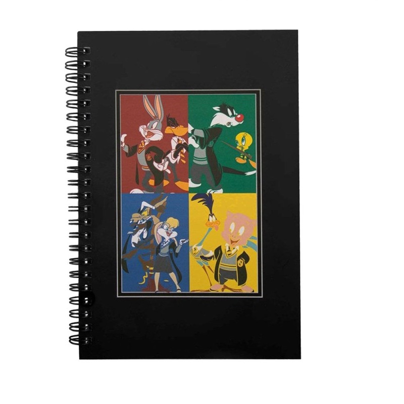 Cinereplicas Haryy Potter Looney Tunes Hogwarts Houses Notebook