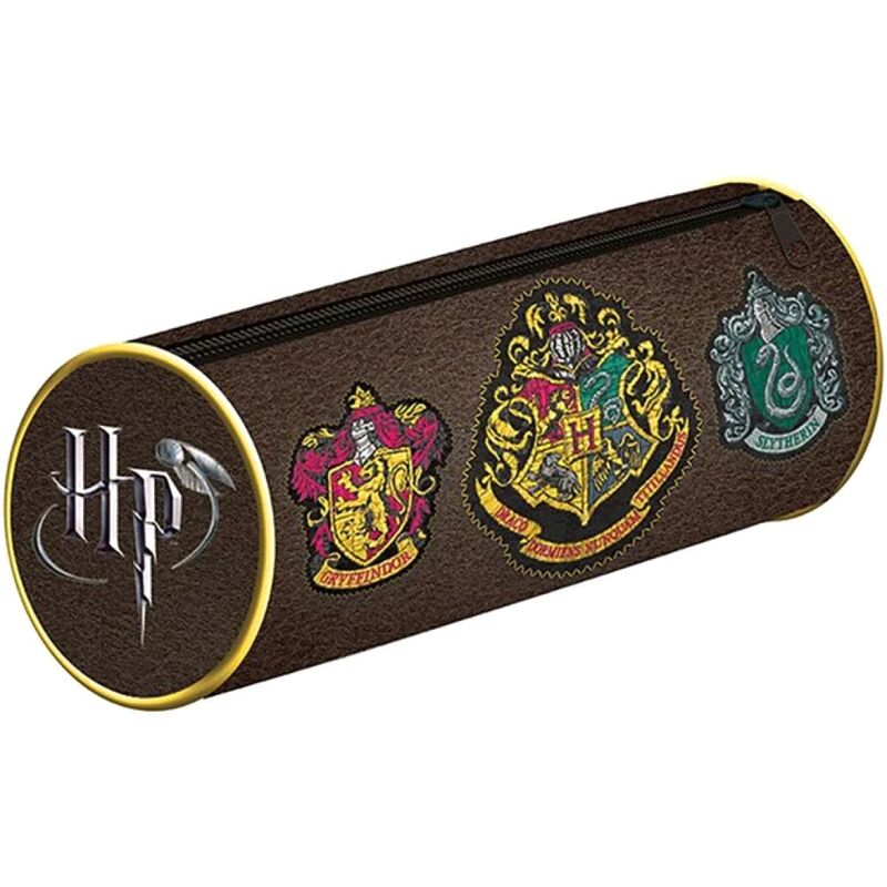 Pyramid Harry Potter Crest Barrel Pencil Case