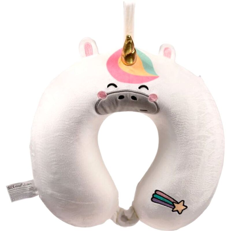 Puckator Relaxeazzz Astra The Unicorn Adoracorns Plush Memory Foam Travel Pillow