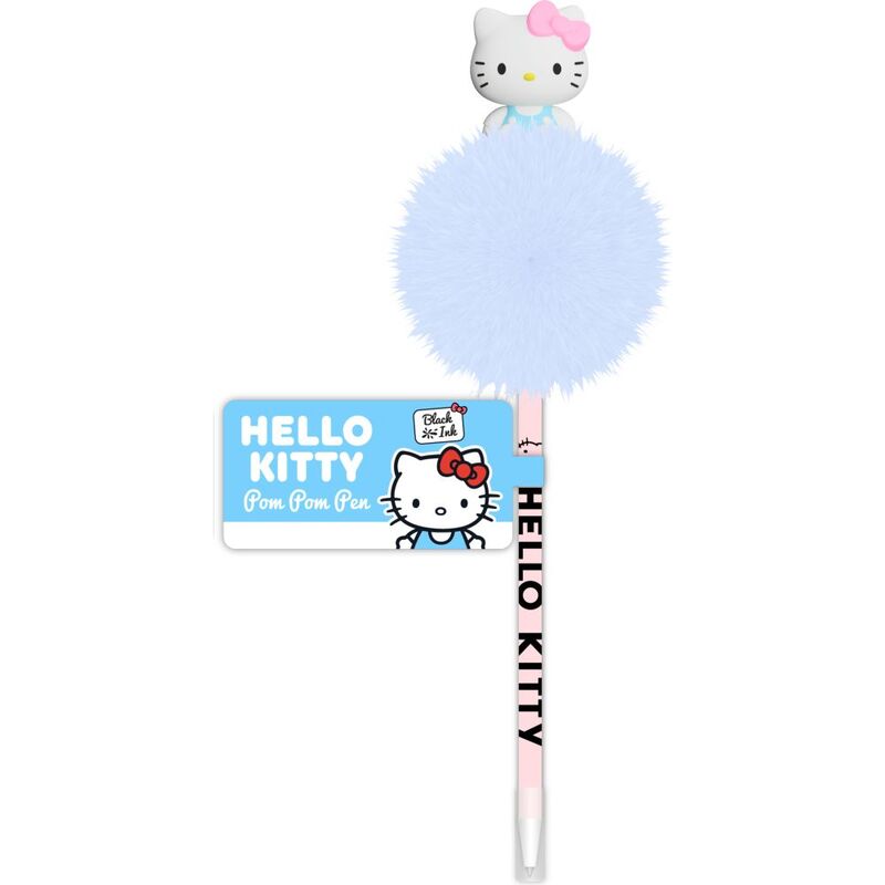 Bluesky Hello Kitty Pen - Pom Pom - Rainbow