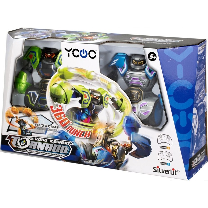 Silverlit Robo Kombat Spin Battle Pack A (Green/Blue)