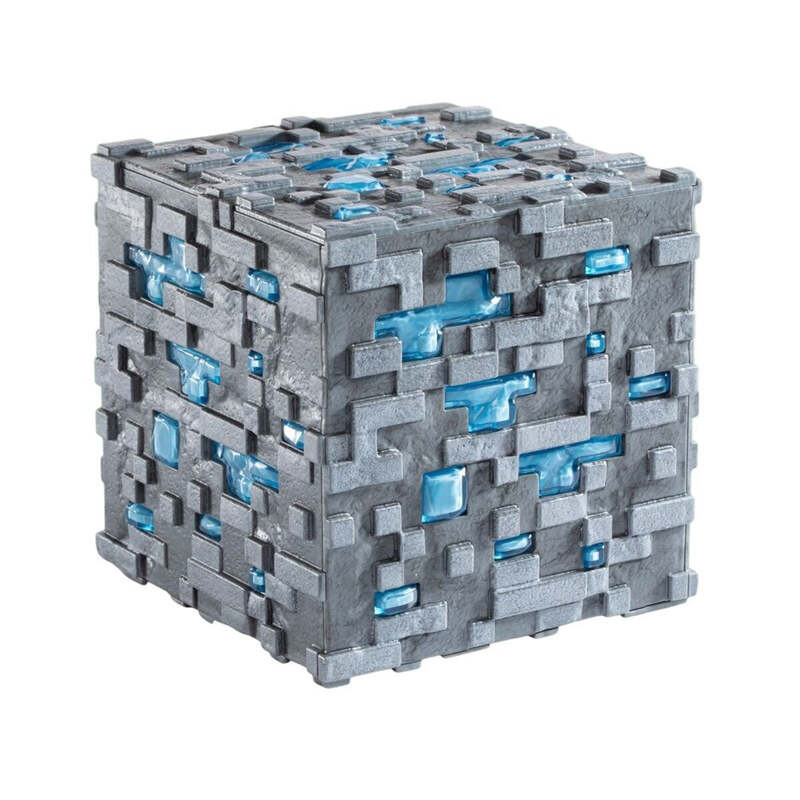 Noble Minecraft Illuminating Diamond Ore Qube