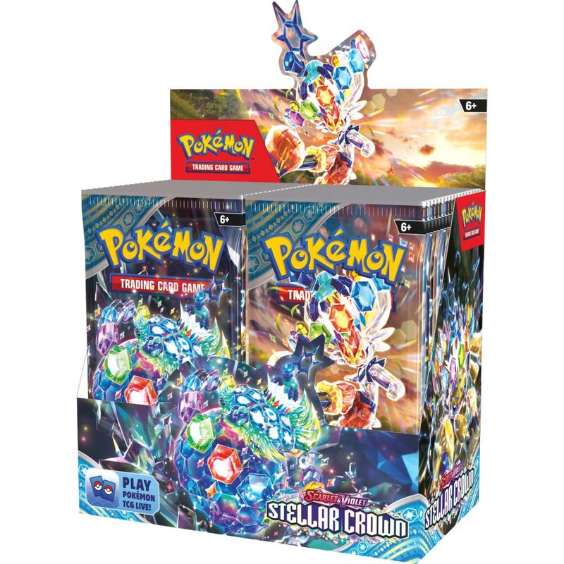 Pokemon TCG Scarlet & Violet (SV07) Stellar Crown Booster Sealed Box