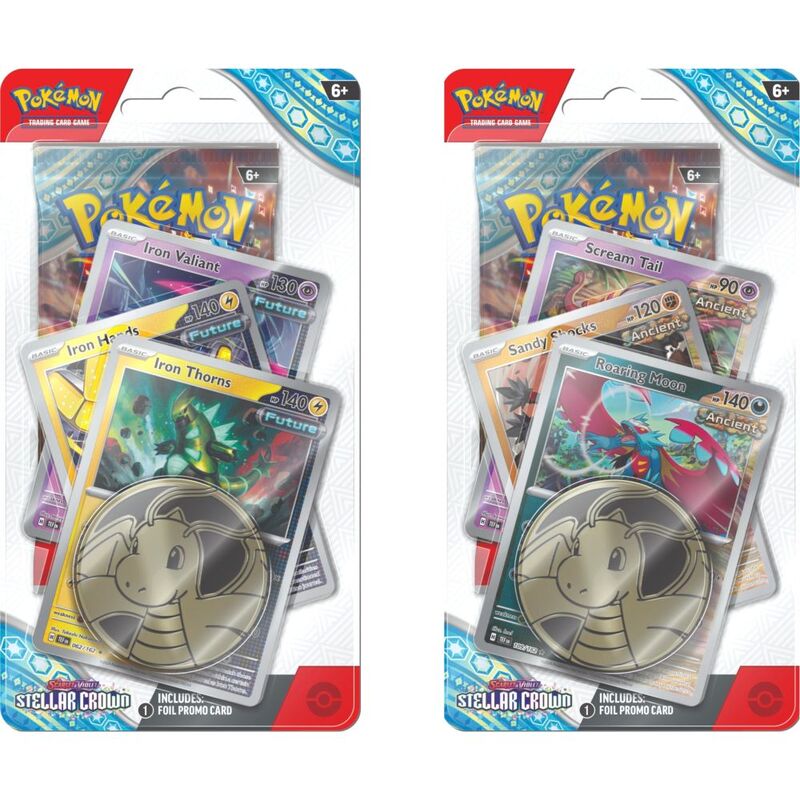 Pokemon TCG Scarlet & Violet (SV07) Stellar Crown Premium Checklane Blister Pack Assortment