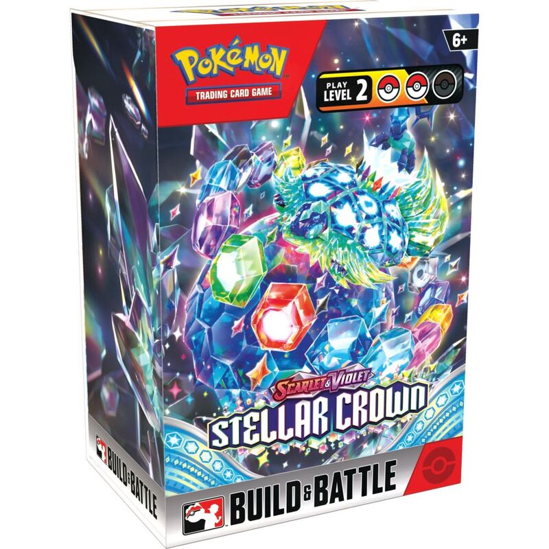 Pokemon TCG Scarlet & Violet (SV07) Stellar Crown Build And Battle Box