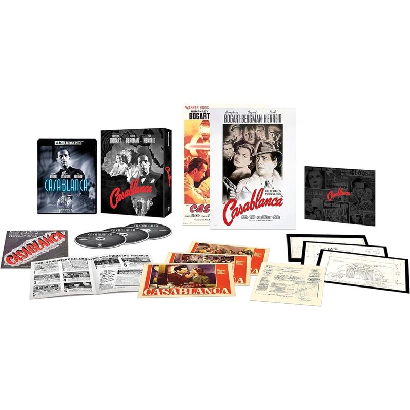 Casablanca (Blu-Ray) (Japan Limited Edition) (3 Discs Boxset) (3 Discs)