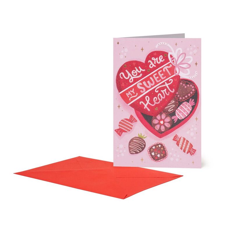 Legami Large Greeting Card - Chocolate Box (11.5 x 17 cm)