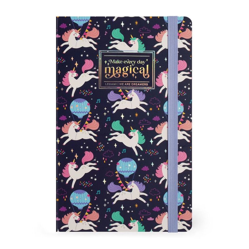 Legami Photo Notebook - Lined - Medium - Unicorn (13 x 21 cm)