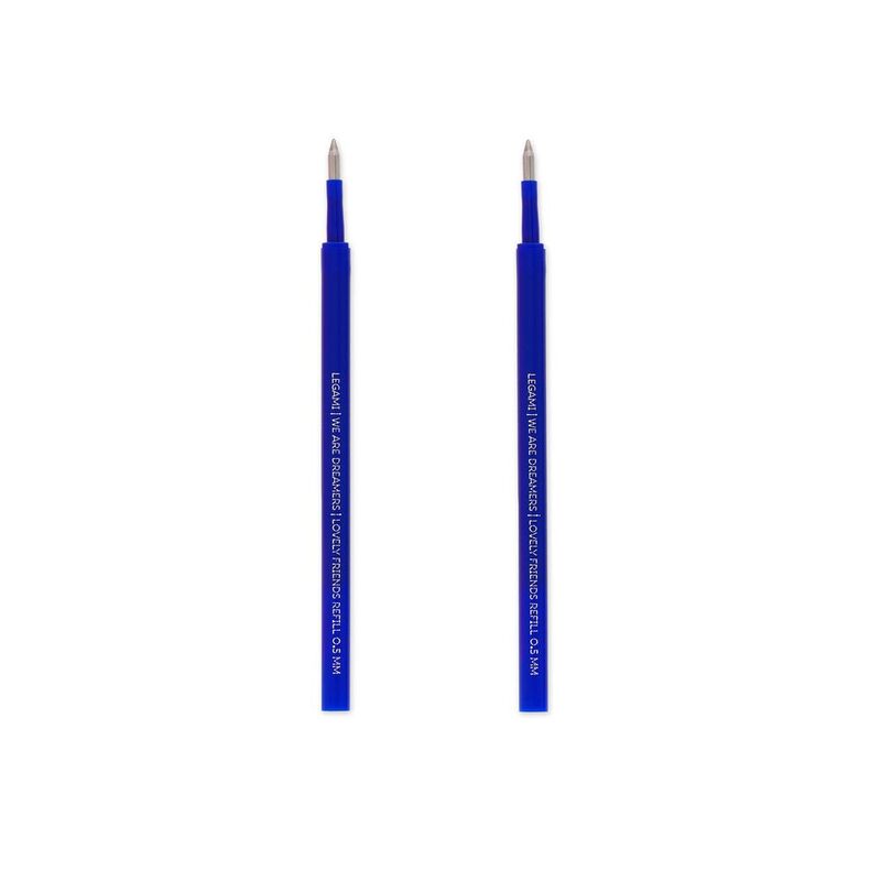 Legami Set of 2 Refills for Gel Pen - Lovely Friends - Blue