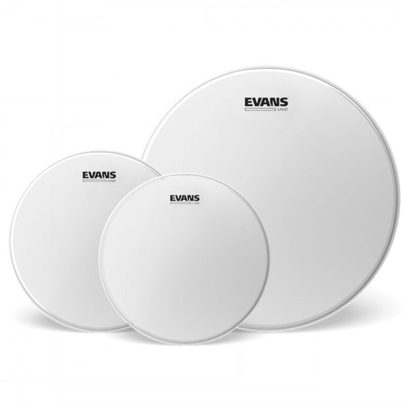 Evans ETP-UV2-R UV2 Coated Tom Pack Rock Btr - (10"/12"/16")