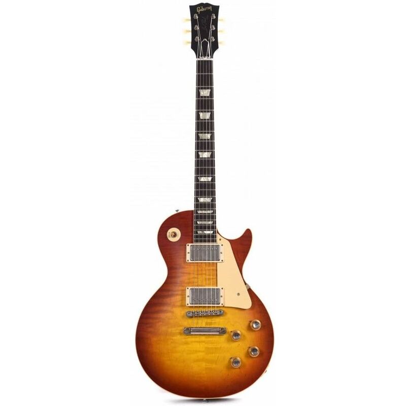 Gibson LPR60VOTGBNH1 Custom 1960 Les Paul Standard Reissue VOS Electric Guitar - Tangerine Burst